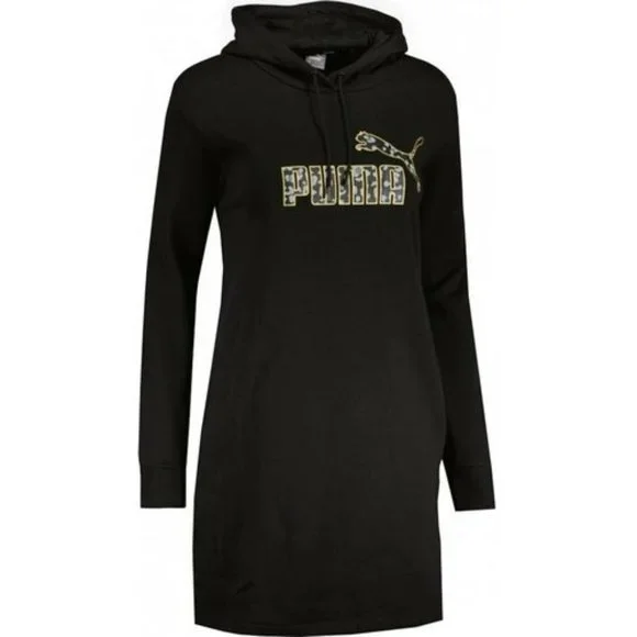 PUMA Winterized Hooded Women's Dress, Black, M PUMA Winterized Hooded Women's Dress, Black, M